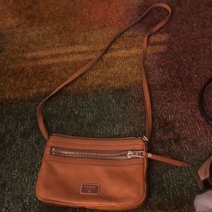 Brown Fossil crossbody bag